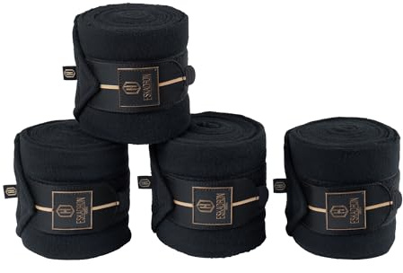 Eskadron Heritage Fleece Bandagen, Größe:Warmblut, Farbe:Black