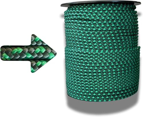 Knotty Rope 100m x 4mm Paracord & Festmacher Seil aus reißfestem Polypropylen, hält bis zu 2300 kg Für Wäscheleine, Bushcraft, Holzscheite, Camping und Outdoor Survival Gear Schnur Made in France