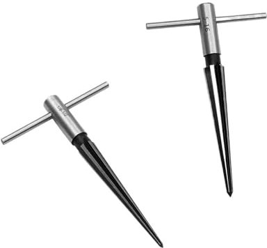 HCPHCVEVVK Escariador cónico Manual de 3-13mm y 5-16mm, escariador de Metal, desbarbado, agrandar el Orificio del Pasador, Apto for Herramientas de perforación de Madera, Metal y plástico(5mm-16mm)
