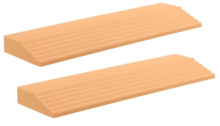 Cabilock Lot De 2 Rampes D'Accès Pour Robot Balayeur Tapis D'Escalade Rampes D'Accès Pour Abri De Jardin Rampes De Seuil Rampes De Transition Rampes D'Accès Rampes