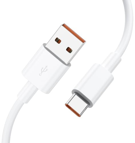 Wanme Cavo USB Type-C 1M, 5A Cavi USB A a USB C Ricarica Rapida per Xiaomi 15/14 /13T /13 Lite /12S Ultra /14T 13T /12 /11T, Redmi 14C Note 14 13 12 11S 10 Pro, POCO F7 F6 X7 M6 Pro