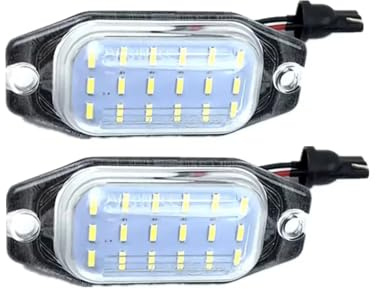 ZhanNuoBHd Lámpara Matrícula Trasera Para Toyota Para Land Para Cruiser Para Prado 2010-2016 Para FJ80 Para XJ10 2X LED Luz Matrícula Coche Lámparas Con Números