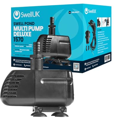 Swell Multi Pump Deluxe 1570 LPH | Water Features, Ponds and Fountains | 10m Power Cable | Energy-Efficient | 3 Year Guarantee