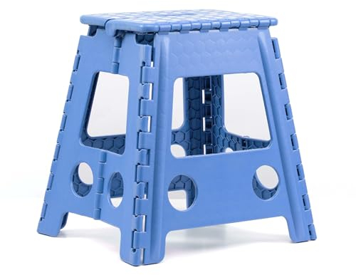 thesecrethome.es - Taburete Plegable Multiusos - Escalera Antideslizante Altillo para Cocina o Baño - Reposapiés para Niños - Gran Variedad de Tamaños y Colores - Rosa (Alto.39 cm x Largo.29cm)