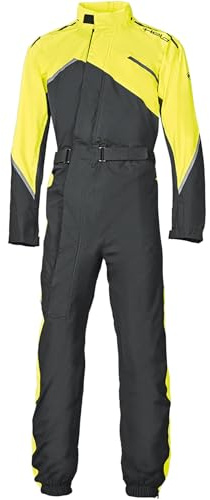 Held Monsun 2 1-Teiler Motorrad Regenkombi, schwarz/gelb, XXXL