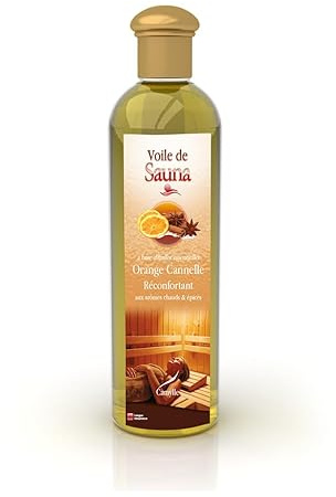 Camylle - Sauna-Aufguss Orange Zimt - Ausgezeichneten Sauna-Aufguss aus Hochwertigen und Naturreinen Ätherischen Ölen - Wohltuend mit warmen und würzigen Aromen - 500ml
