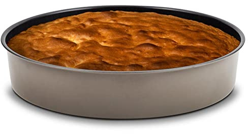 NAVA Tortenform Kuchenform Backblech rund DUBOKO 36 cm für Torten Pizzas Biskuitboden