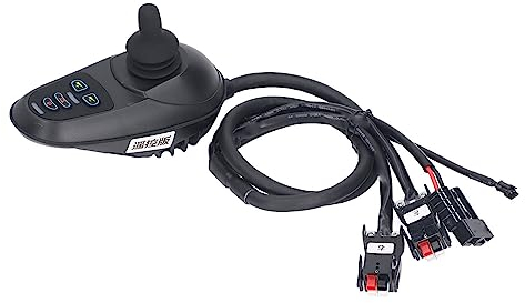 Elektrischer Rollstuhl-Steuer-Joystick, Elektrischer Rollstuhl-Joystick-Controller, Stabile und Flexible Steuerung mit Motorgeschwindigkeitsreglern