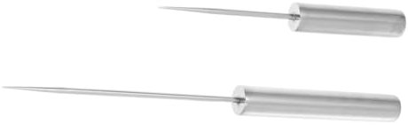 BESTonZON 2stücke Teiliges Eispickel Rostfreiem Edelstahl Tragbare Ice Chisels Für Bar Robustes Eishobel-Werkzeug Langlebig Griffkomfortabel Und Praktisch Für Zuhause Und Kühlschrankgebrauch