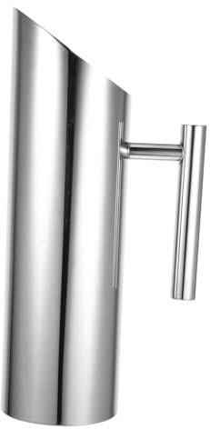 ULTECHNOVO Jarra De Agua Acero Inoxidable Resistente Al Frío Con Cuerpo Recto Para Té Jugo Cócteles Hogar Restaurante Fácil De Limpiar