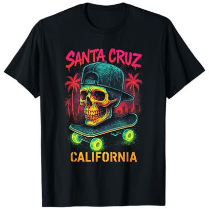 Santa Cruz Kalifornien Beach Surfer Skater T-Shirt