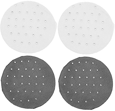 VALICLUD 4 Stück Haarnetze Duttfrisuren Ballett Haarnetz Dünnmaschig Atmungsaktiv für Damen Mädchen Haaraccessoires mit 2 Stück Schwarz Weiß für Tanz Stewardessen Hochzeit