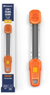 Husqvarna 2-in-1 Feilkit 33 35 - .325 - 4,8 mm Farbcodiert | Für präzises Schärfen von Motorsägenketten, 30°-Winkelmarkierung
