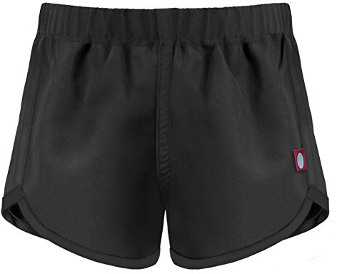 City Threads Girls Swimming Suit Bottom Board Short Swim (Black, 14y)