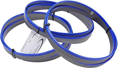 SMI Lot de 3 lames de scie à ruban bi-métal M42 - Dimensions 2450 x 27 x 0,90 mm - 6/10 dpp - Pour CARIF, MEP, FMB, THOMAS