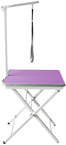 Flying Pig Grooming Mini Size Pet Dog Portable Grooming Table (Purple)
