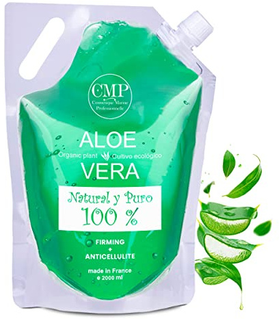 CMP Anti-Cellulit Gel & Uppstramande Kroppsgel – 2000ml | Professionell Hudvårdsformel för Män & Kvinnor | Vegansk | Snabbabsorberande | Tillverkad i Frankrike