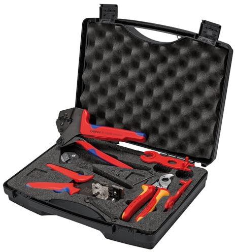 KNIPEX 13169 97 91 04 V02 Tool Case for Photovoltaics for solar cable connectors MC4 (Multi-Contact)