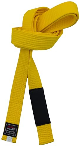 Cinturones brasileños de Jiu-Jitsu para jóvenes, sistema de grado BJJ menores de 16 años, ancho de 4 cm, color blanco, gris, amarillo, naranja y verde