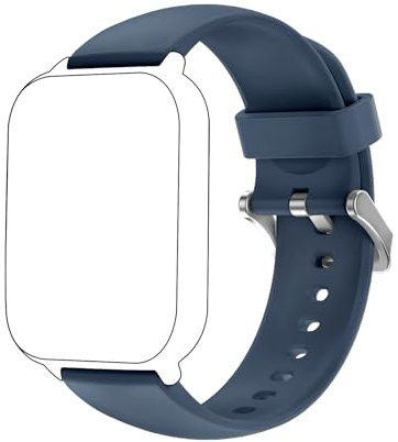 RUIMEN Bracelet de rechange pour montre intelligente 22 mm en silicone compatible avec les montres intelligentes H1 D1