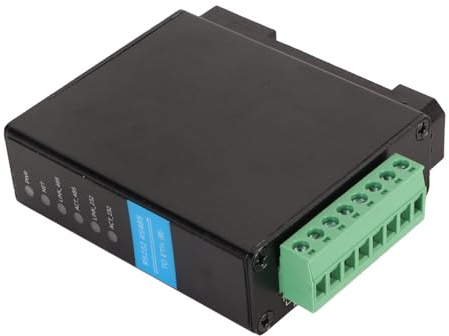 Serieller Ethernet-Server RS485 auf RJ45, Dual-Kanal Schienenmontage, RS232 auf RJ45 1200 bis 115 200 BPS – /UDP, Ethernet-Port-Cascade für die Verwaltung