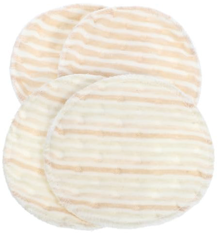 RORPOIR 4stücke Waschbare Stilleinlagen Aus Baumwolle Für Frauen Wiederverwendbare Brust Pads Saugfähige Stillkissen Stillen Brust Pads