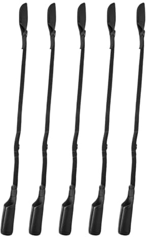 Phyachelo 5 Stück Angelrutenhaltergurt 59 cm–130 cm Angelrutenhüllen Gürtel Rutenschutz Verstellbare Abdeckung für Angelrutenrohr Einfache Installation Einfach zu Bedienen