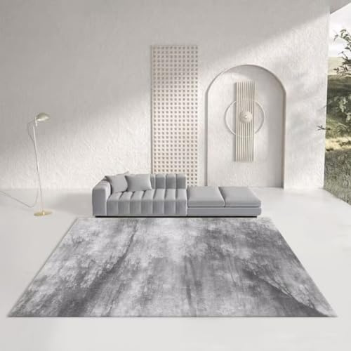 AITROMNI Alfombra Juegos Infantil Sin Imagen diseño borroso Dormitorio Pasillo Accesorios Anti-caída cómodo Resistente a Las Manchas Camas Modernas 160X200CM