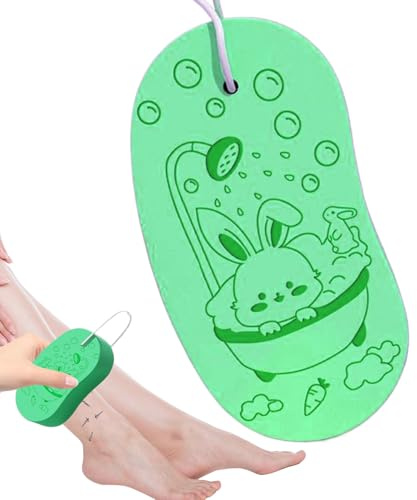 Éponge de bain pour bébé, éponge de voyage absorbante pour enfants avec cordon de suspension pour la douche, gant de toilette portable pour filles, bébés et tout-petits