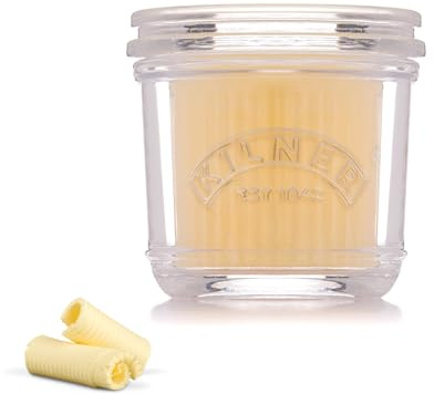 Kilner Glass Butter Crock | 200ml Glass Butter Keeper with Water-Seal Lid – Classic French Butter Bell Style, Keeps Butter Fresh & Spreadable at Room Temperature