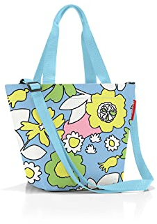 reisenthel shopper Geräumige Shopping Bag und edle Handtasche in einem Aus wasserabweisendem Material, Couleur:florist lagoon