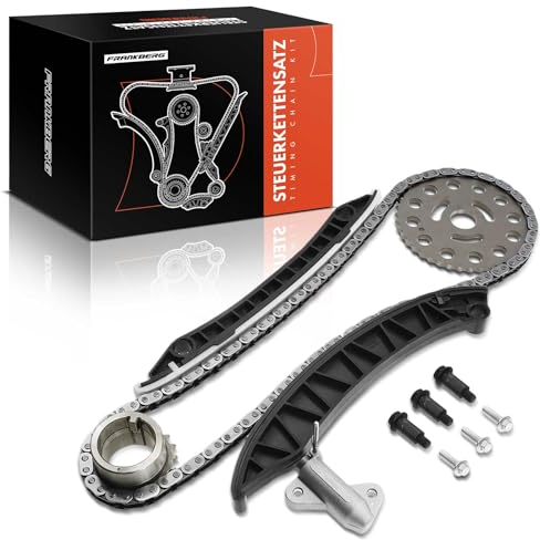 Frankberg Kit de Cadena distribución Compatible con Laguna II BG0/1 2.0L Qashqai +2 I J10 NJ10 2.0L Trafic II Bus JL 2.0L X-Trail T31 2.0L KolE.O.S I HY 2.0L Replace# TC2010FK