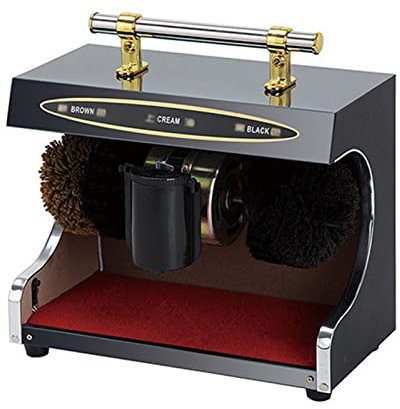 Cireuse à chaussures, dépoussiérage, brosse de nettoyage pour chaussures, cireuse à chaussures électrique à induction automatique, double brosse combinée pour hôtels, centres commerciaux, villas