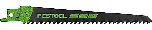 Festool Säbelsägeblatt HMR 150/4,2 für Baustoffe – 150 mm | Hartmetall-Sägeblatt, grüne Farbcodierung, 6 TPI – für Porenbeton, Faserzement und abrasive Materialien