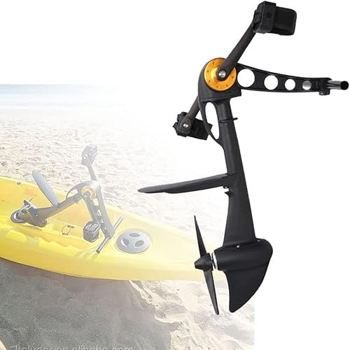 VIOLK Aufblasbarer Paddle-Board-Motor, Kajak-Pedalantriebsmotor, Angelboot-Antriebsgerät for kompatible Kajaks SUPs Rackham Aero Gatorshell Kajakpaddel for Angeln Jagd Erwachsene Kinder