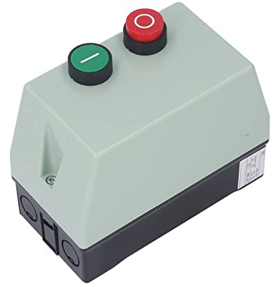 Démarreur Moteur Magnétique 220-230V Monophasé / 380-400V Triphasé, IP55 Étanche avec Protection contre les Surcharges, pour Compresseur et Pompe