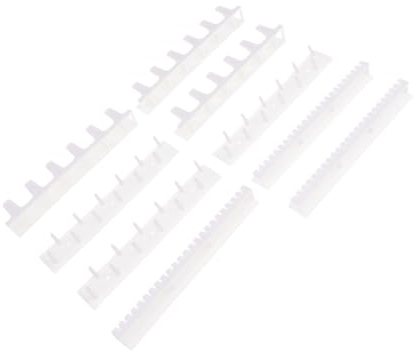 Cabilock 18-teiliges Hakenset für Schmuckdisplays Selbstklebende Halskettenaufhänger Wandmontierter Aufbewahrungs-organizer Ohrringhalter Weiße Box Verpackter Schmuck