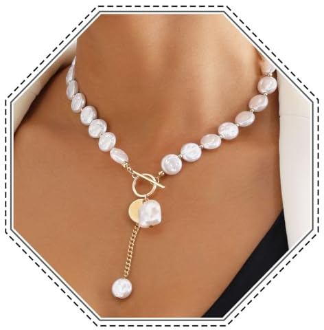 Jovono Boho perle collier ras du cou or perle paillettes pendentif colliers chaîne Vintage colliers bijoux pour femmes