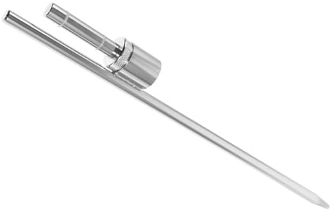 Milisten Stainless Steel Ground Stake Flagpole Stake Flag Rod for Flagpole Stainless Steel Flag Base Spike Garden Use