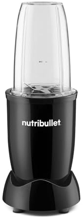 Nutribullet Blender 600 Series Starter Kit Nero Set 4 Pezzi Estrattore di Nutrienti Ad Alta Velocità 600W - Veloce e potente - Kickstart Your Morning - Ideale per frullati