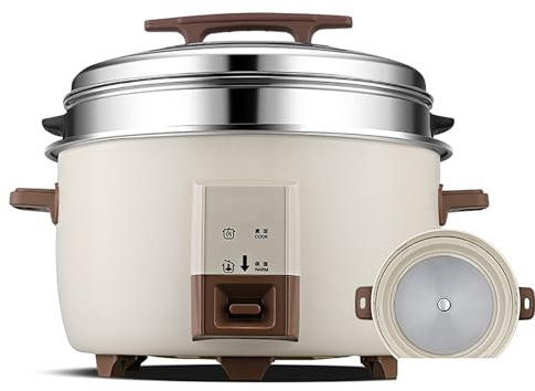 Cuiseur à Riz/cuisinière à Riz à Grande capacité avec Un pavillon intérieur à Vapeur/antiadhésif, pour Le Restaurant/hôtel/Cantine/site de Construction Cuideur de Riz (36L-4000W)