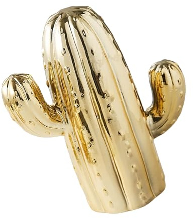 Vdaxvme Elegante salvadanaio in ceramica a forma di cactus, ornamento in stile nordico, salvadanaio, salvadanaio, per casa, ufficio, decorazione, ceramica, ornamento a forma di cactus
