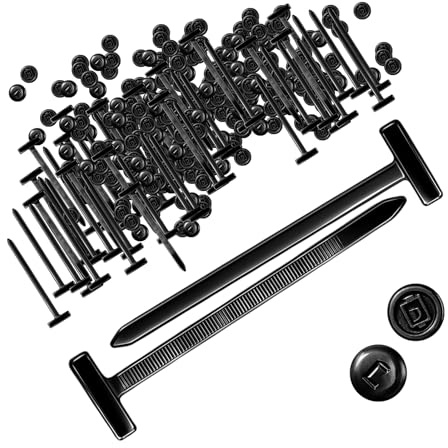 150 Stück kabelbinder, kabelbinderes uv beständig, zip ties, kabelbinders halter, kabelbinder schnalle, UV-beständige Nylon Halterung, Universell Einsetzbar für Auto, Haushalt, Reparatur & Maschinen