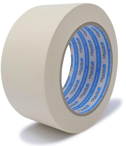 gws 1 VE (36 Rollen) Maler-Kreppband zum Abkleben, Abdecken, für präzises abkleben bei Malerarbeiten 50 mm x 50 m