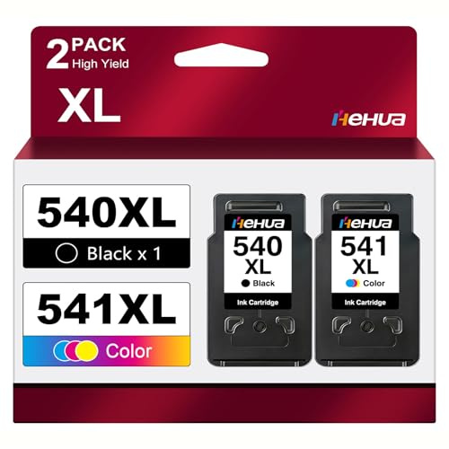 540XL 541XL PG -540 CL541 Compatible para Cartuchos de Impresora Canon 540 541 XL para Canon TS5150 Cartuchos de Impresora para PIXMA MG3650 MG3350 TS5151 MG3150 MG3250 MX535 MX475 MG4250 Color Negro