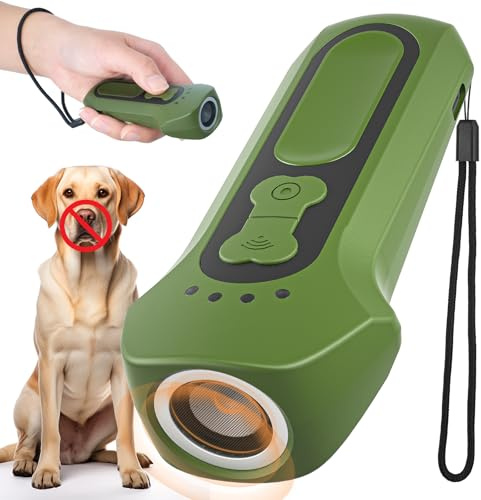 Holercoco Q09 Anti Bell Gerät Hunde, Antibell Ultraschall Gerät, Tragbares Stopp-Bell-Gerät für Hunde,