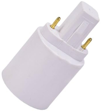 YUGSHNKFC 5 Stück G23 auf E26/E27 Glühbirnen Anschluss, flammhemmend, schnelle Installation, Lampenfassung, Zwei Zinken, Adapter, Kupferkerne, Fassungskonverter