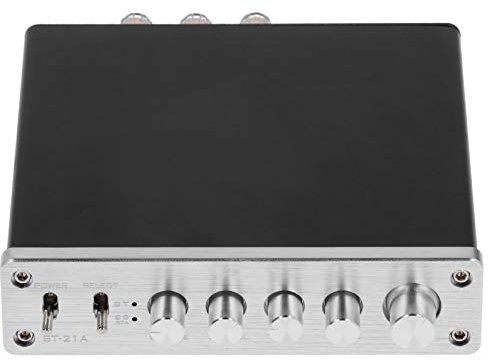 ANKROYU Amplificatore digitale professionale Audio stereo HiFi Amplificatore ad alta potenza da 100 W con bassi migliorati per Home Theatre Design compatto in lega di alluminio