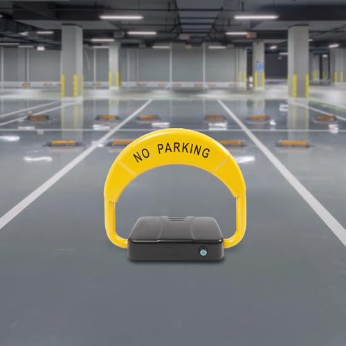 Blocco per parcheggio con telecomando, blocco parcheggio, IPX6, valutazione impermeabile e funzione allarme, 6 secondi, braccio di bloccaggio sollevato e abbassato, ≤ 30 m