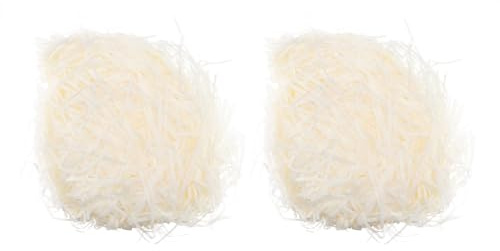 HOMOBABE Virutas de Papel para Hámster 2 Bolsas Beige 100 G, Material de Amortiguación Seguro para Roedores, Ropa de Cama y Absorbente para Jaulas, Suministros para Mascotas Pequeñas